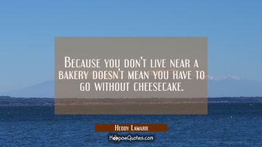 Because you don&#039;t live near a bakery doesn&#039;t mean you have to go without cheesecake.