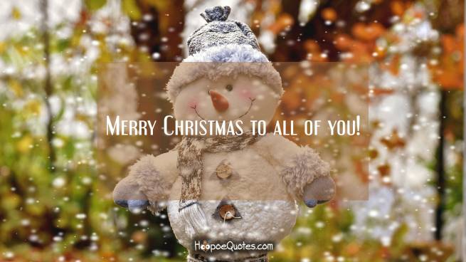 Quote of the Day - December 25, 2018
