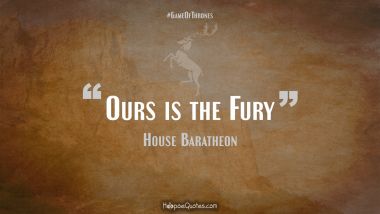 Our is the Fury